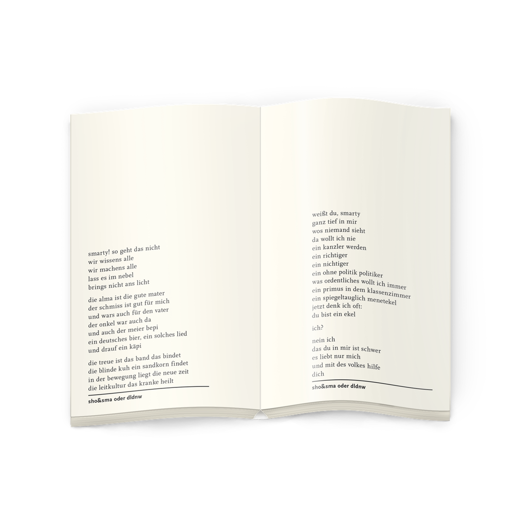 Text of "shorty und smarty"